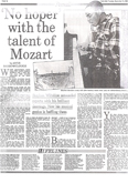 No hoper with the talent of Mozart