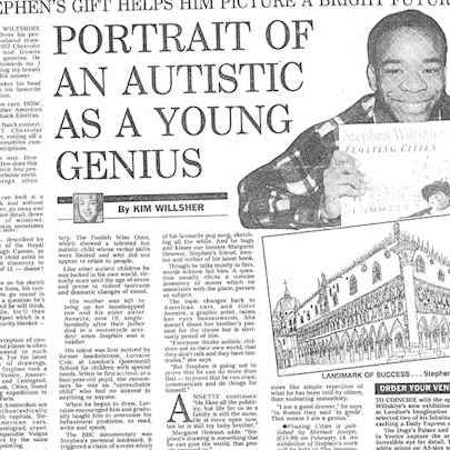 Portrait of an autistic as a young genius - Media archive