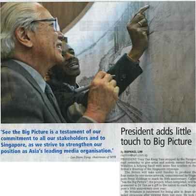 President adds little touch to Big Picture - Media archive