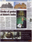 Stroke of genius at historic baths
