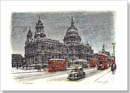 St Pauls in the snow