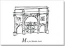 London Alphabet - M for Marble Arch - Originals for sale