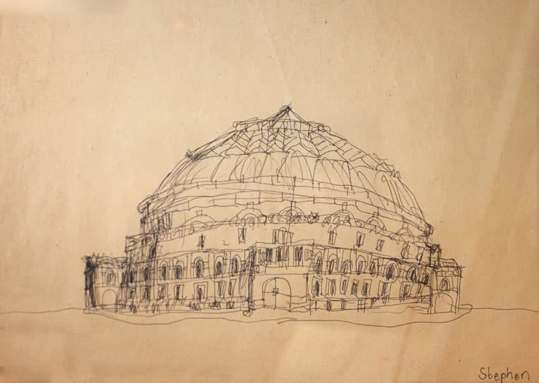 Royal Albert Hall 1983 - Original Drawings and Prints for Sale
