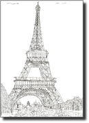 Eiffel Tower - 1988 - Originals for sale