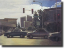 Los Angeles traffic, Oil on canvas - Originals for sale