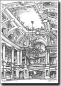 A lavish interior at the Chicago Theater - Originals for sale