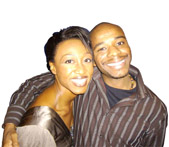 Stephen with Beverley Knight at Silver Clef Luncheon