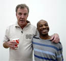 Stephen with Jeremy Clarkson Stephen with Jeremy Clarkson