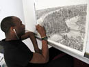 Drawing Manhattan in my studio - Stephen Wiltshire Image Library - Photo Album
