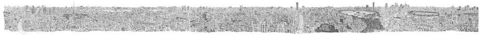 Tokyo Panorama print by Stephen Wiltshire