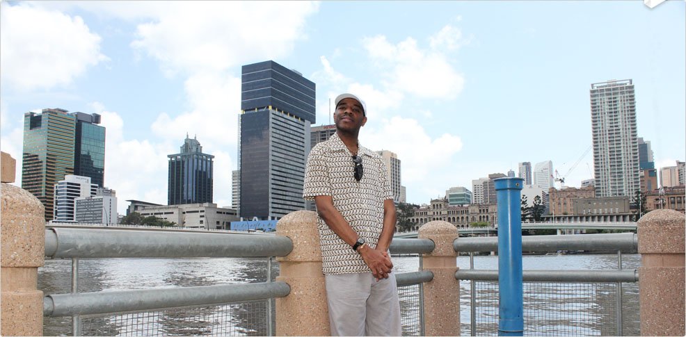Stephen Wiltshire drawing Brisbane