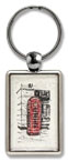 Keyring with a miniature original - Telephone Box - Gifts & Merchandise for sale