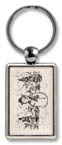Keyring with a miniature original - Snowman - Gifts & Merchandise for sale