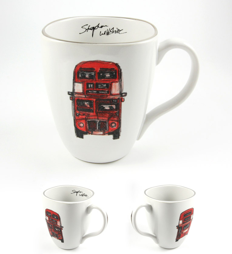 Stephen Wiltshire Ceramic Mug - Routemaster Bus - gifts and merchandise by Stephen Wiltshire MBE
