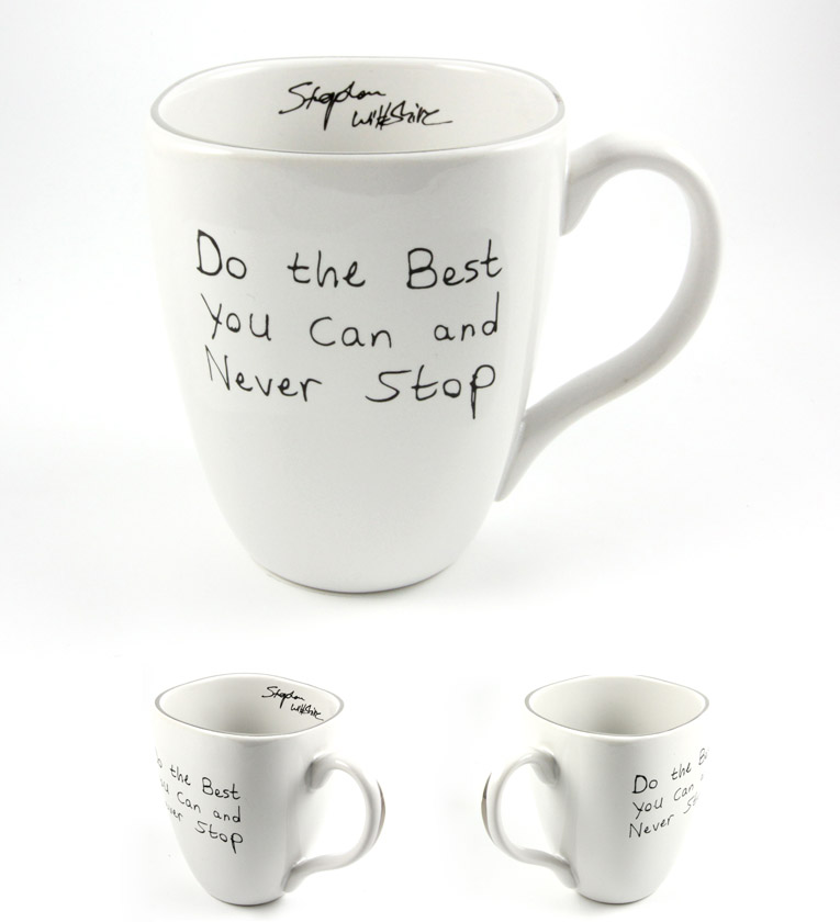 Stephen Wiltshire Ceramic Mug - Do the best you can - gifts and merchandise by Stephen Wiltshire MBE