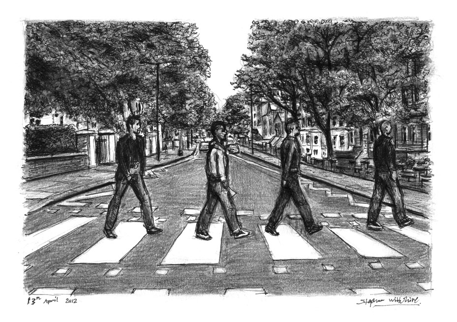 Z for Zebra crossing at Abbey Road The Stephen Wiltshire Gallery
