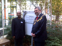 Stephen with Steve Bullock Mayor of Lewisham Stephen with Steve Bullock Mayor of Lewisham