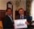 MP presented with Stephen`s print