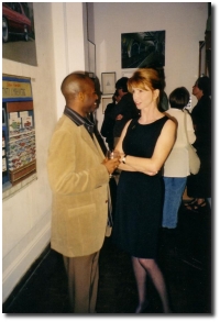 Stephen with Jane Asher, President of The National Autistic Society