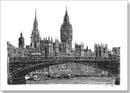 Houses of Parliament - Drawings - Originals for sale