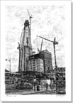 Construction of Shard of Glass (London) - Originals for sale
