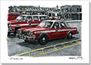 FDNY Chief Officers Car - Drawings - Prints for sale