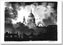 St Pauls Cathedral in the blitz - Drawings - Prints for sale