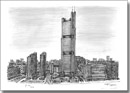 Shardsworld Tower (imaginary drawing) - Originals for sale