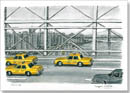 Some New York taxis from Brooklyn Bridge - Originals for sale