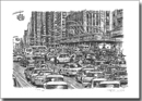 Traffic chaos in New York City