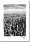 Manhattan Skyline from top of Empire State