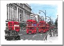 Red buses on Oxford Street - Limited Edition of 100