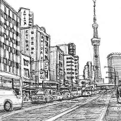 Drawing of Tokyo ItteQ