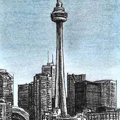 CN Tower, Toronto - Original Drawings
