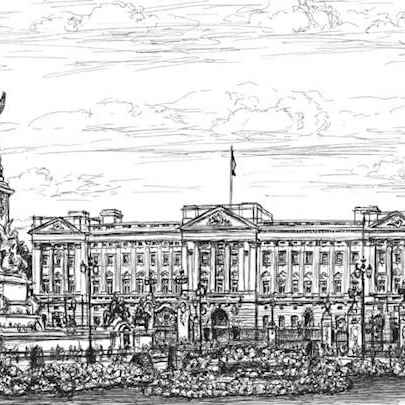 Buckingham Palace - Original Drawings