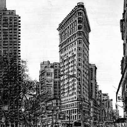 Flat Iron Building NY - Original Drawings