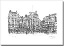 Memory sketch of Piccadilly Circus