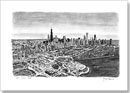 Aerial view of Chicago