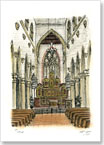 Interior of St Mary of the Angels Church in Notting Hill - Originals for sale