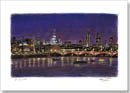 St Pauls and London Skyline at night - Originals for sale
