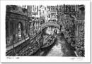 The two gondolas in Venice