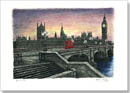 Houses of Parliament in the evening - Limited Edition of 100