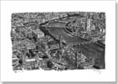 Aerial view of H. of P. and Westm. Abbey - Prints for sale