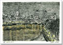 St Pauls and London Skyline at night - Originals for sale