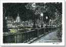 St Pauls and London skyline from Southbank at night - Originals for sale