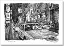 New York taxis at Times Square - Originals for sale