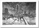 Winter scene at the Southbank - Drawings - Originals for sale