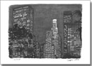 Los Angeles at night - Originals for sale
