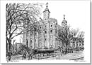 White Tower at Tower of London - Originals for sale
