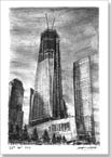 Freedom Tower in construction  - Originals for sale